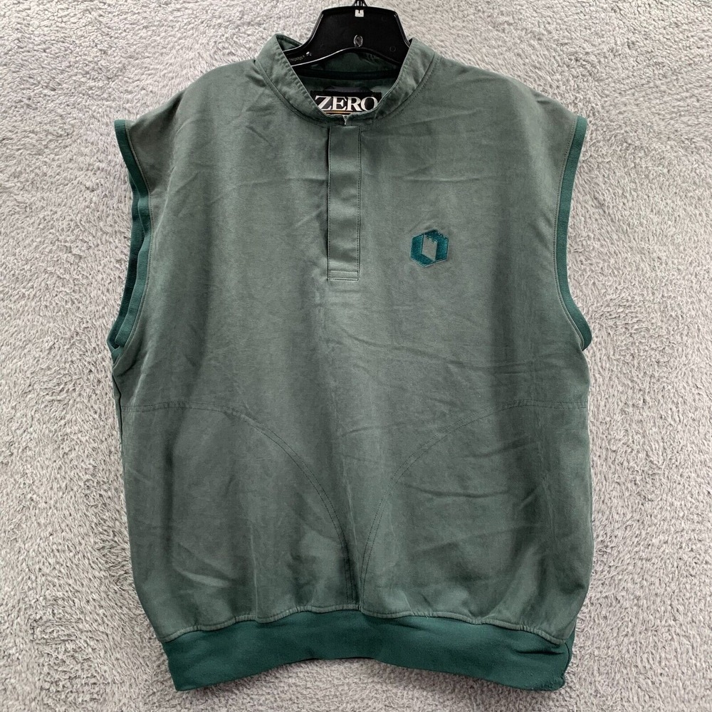 ZERO RESTRICTION Jacket Mens Size Large Green Golf